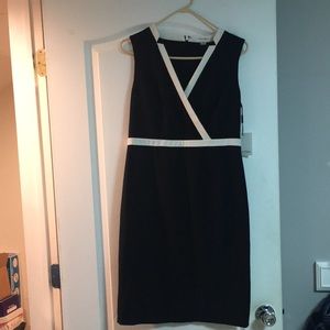 Black and white Calvin Klein dress